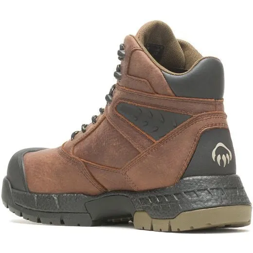 Wolverine Men's Rush Ultraspring 6" Composite Toe Waterproof Work Boot -Brown- W231038