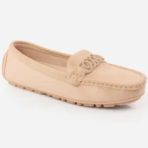 Women "Pia" Casual Suede Slip On Moccasins