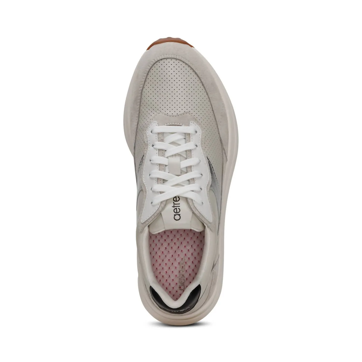 Women's Emily Lace Up Sneakers In Chalk