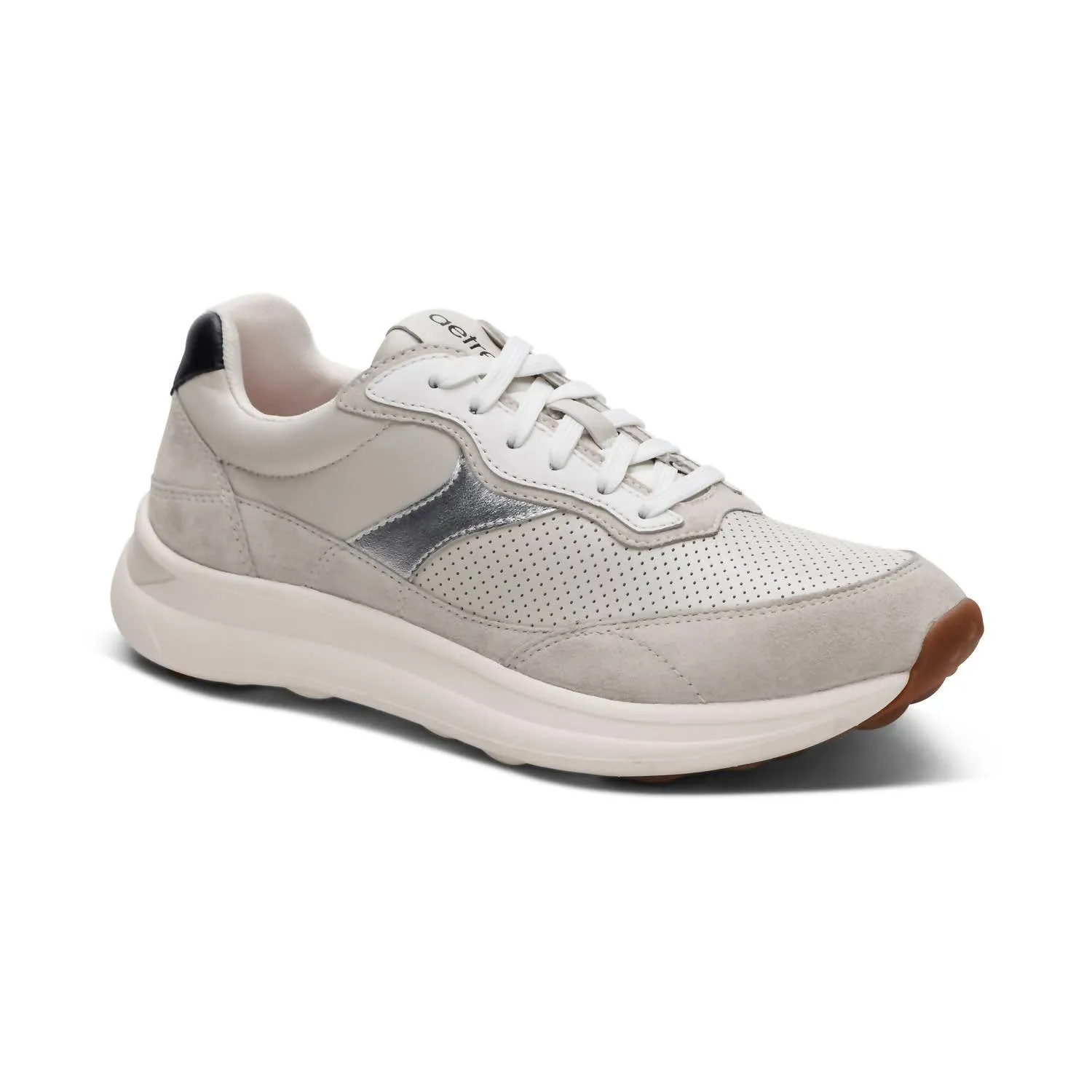 Women's Emily Lace Up Sneakers In Chalk