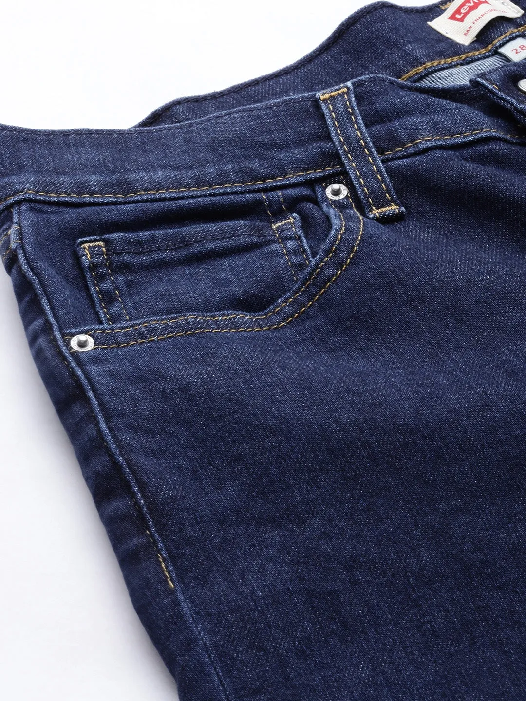 Women's Indigo Straight Fit High Rise Jeans
