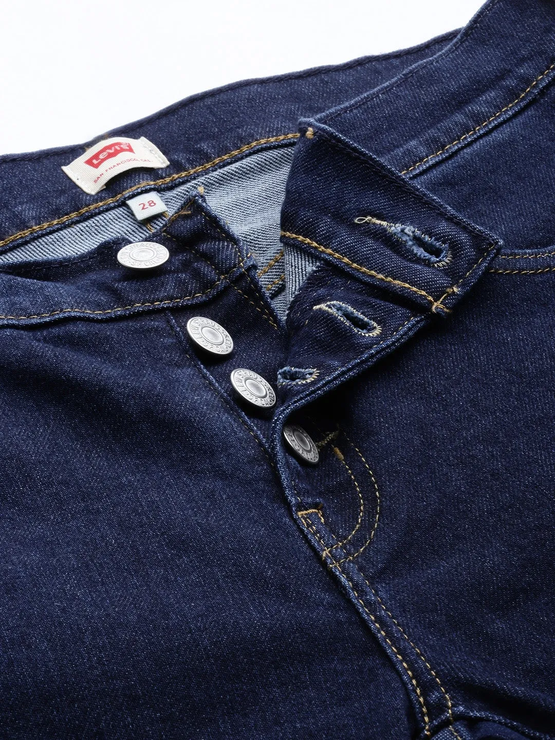 Women's Indigo Straight Fit High Rise Jeans
