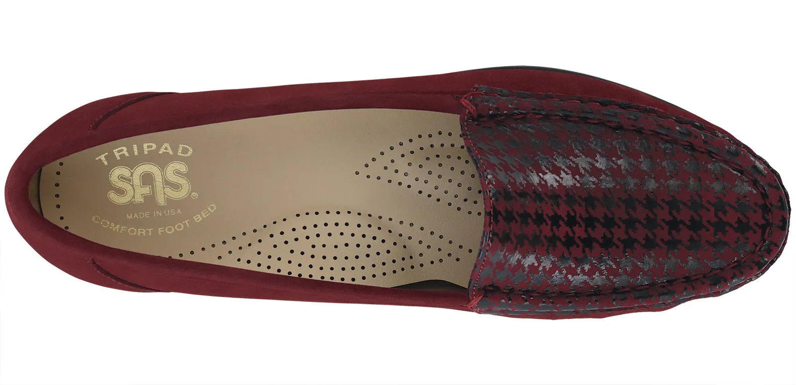 Women's Simplify Slip On Loafer in Red Tetris
