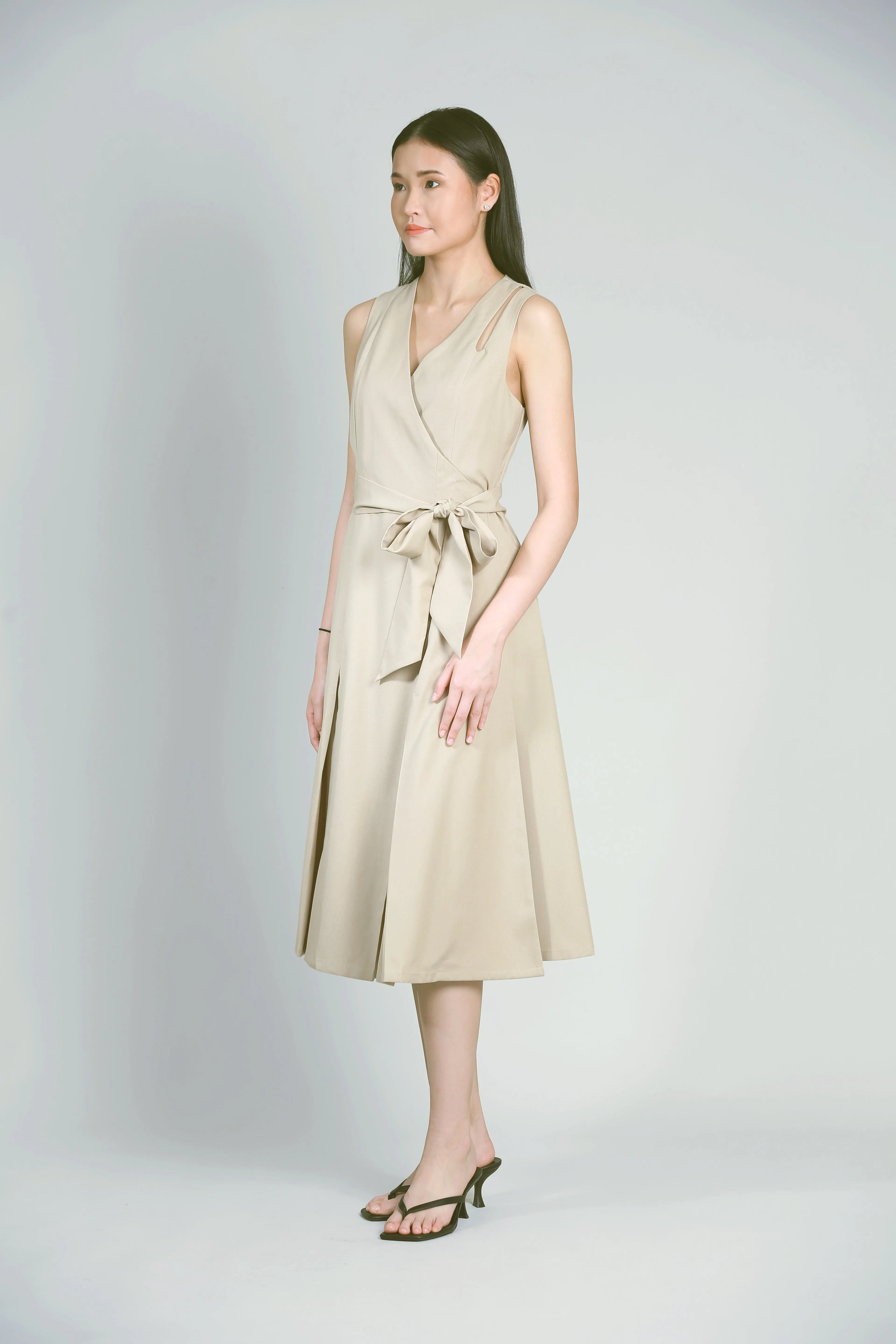 Wrap Dress With Cutout Detail Dress