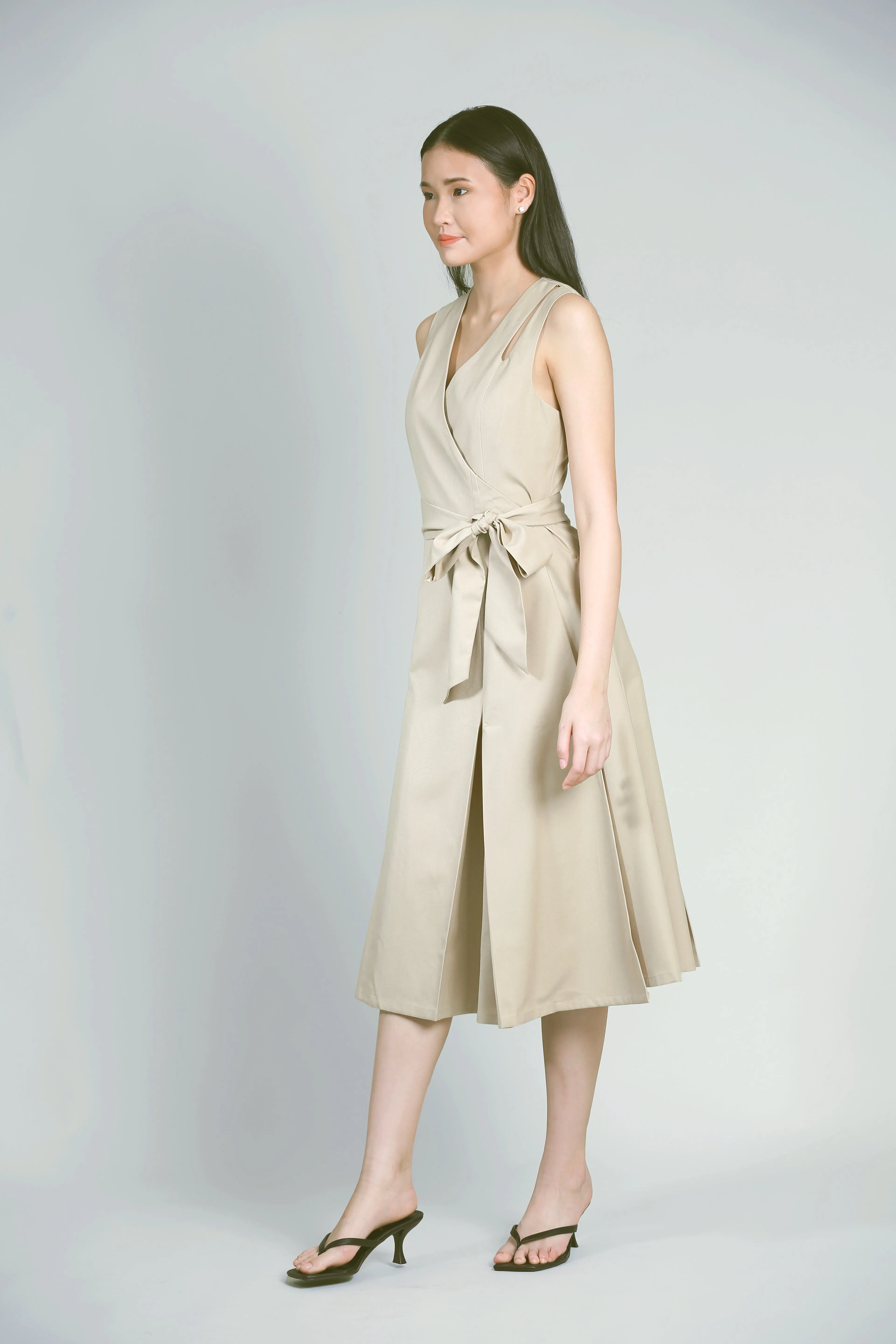 Wrap Dress With Cutout Detail Dress