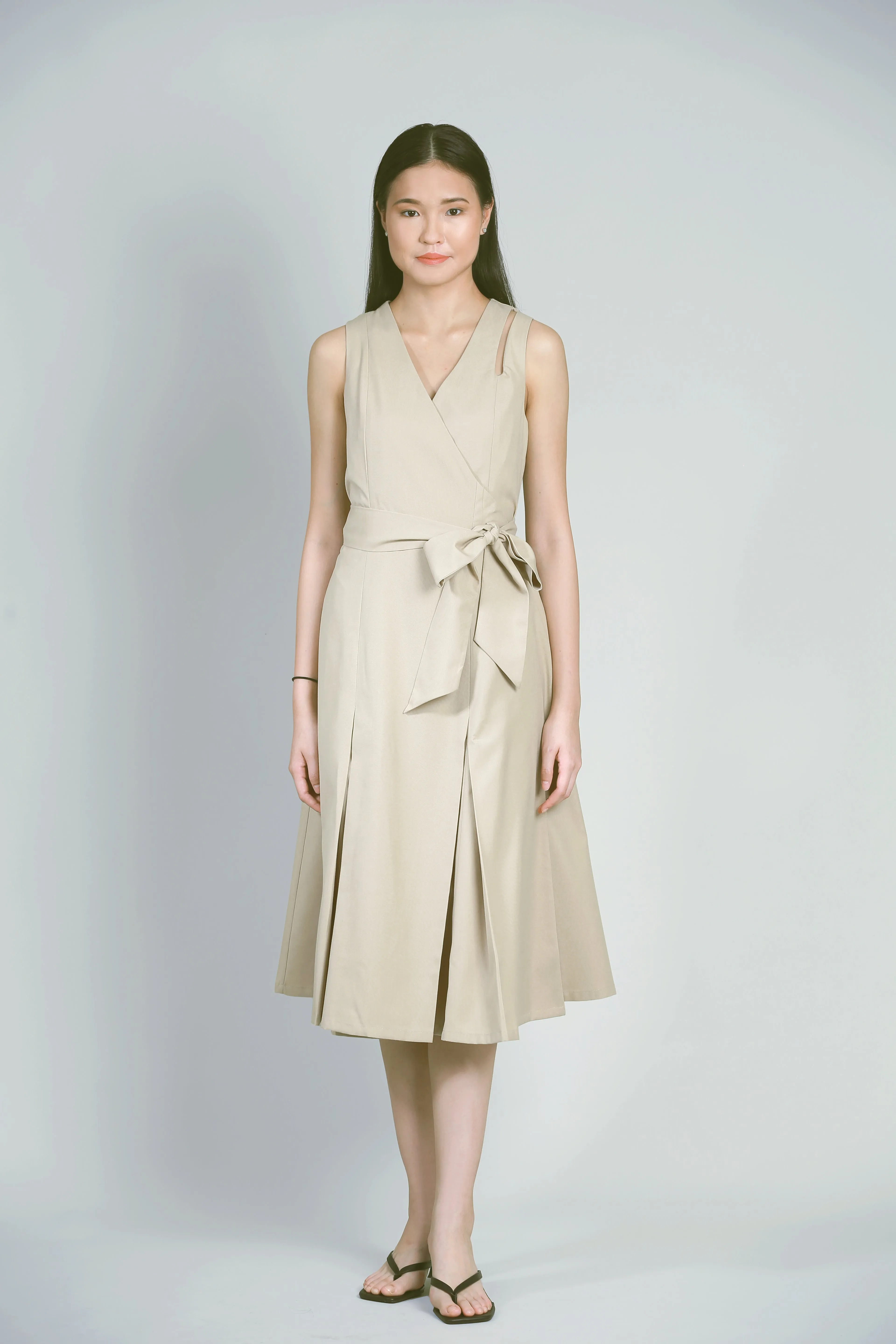 Wrap Dress With Cutout Detail Dress