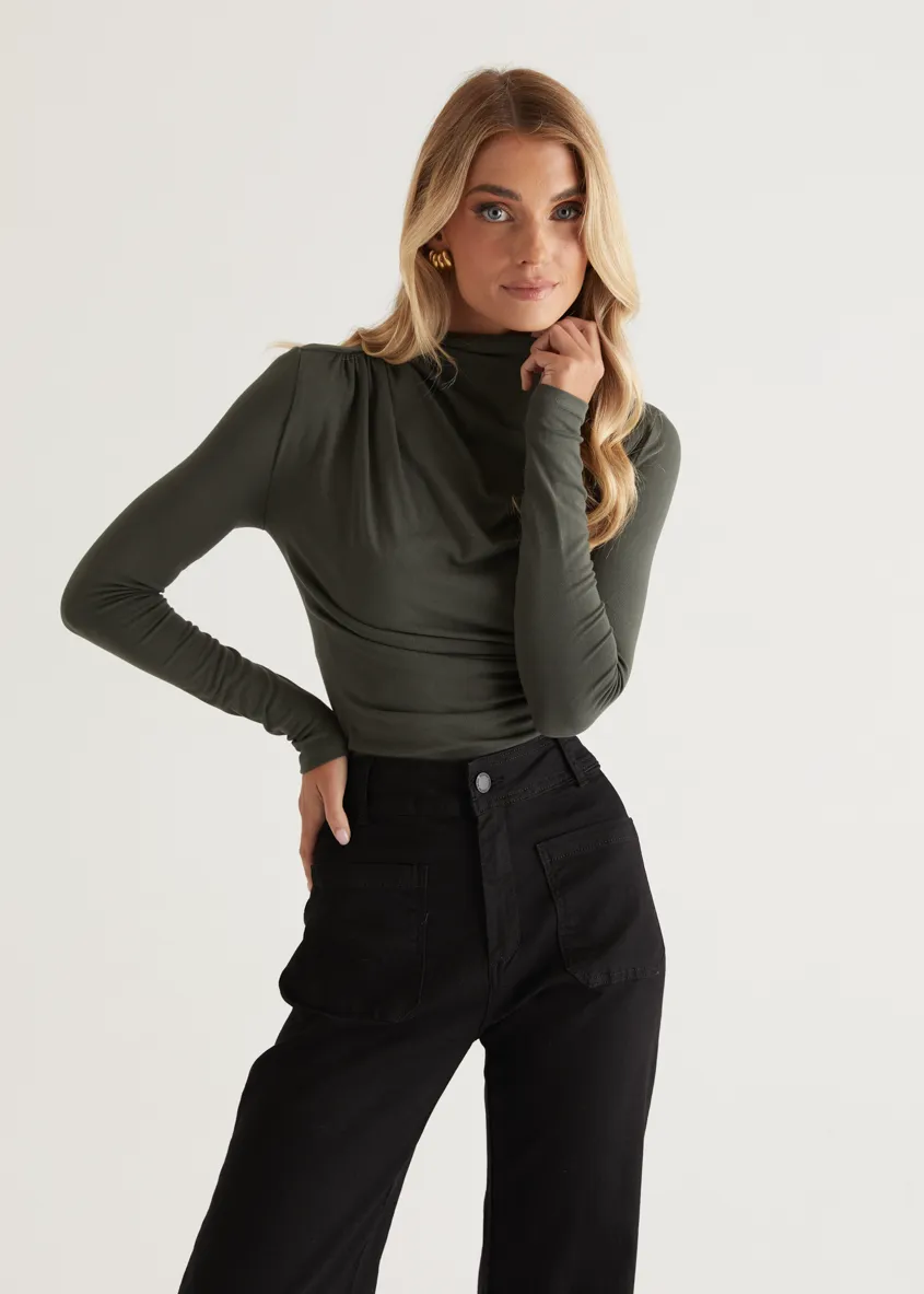 Zekroe Wide Leg Jeans - Black